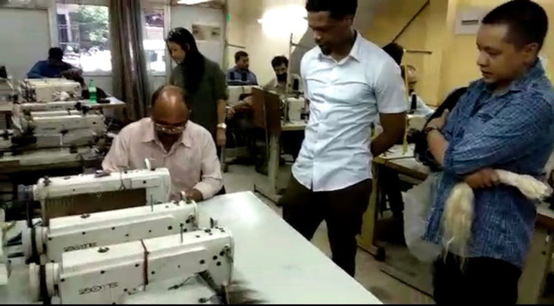 Hair factory production