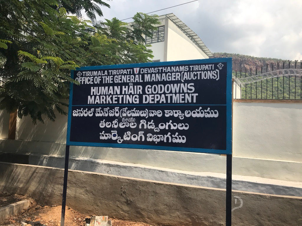 Tirumala Tirupati Devasthanams human hair godowns marketing department sign